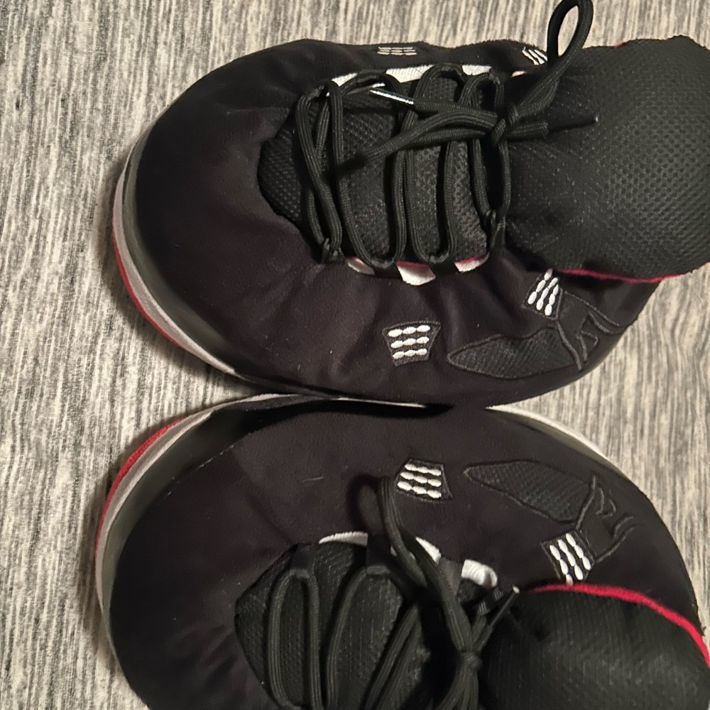 Kids Black and Red Athletic Shoes